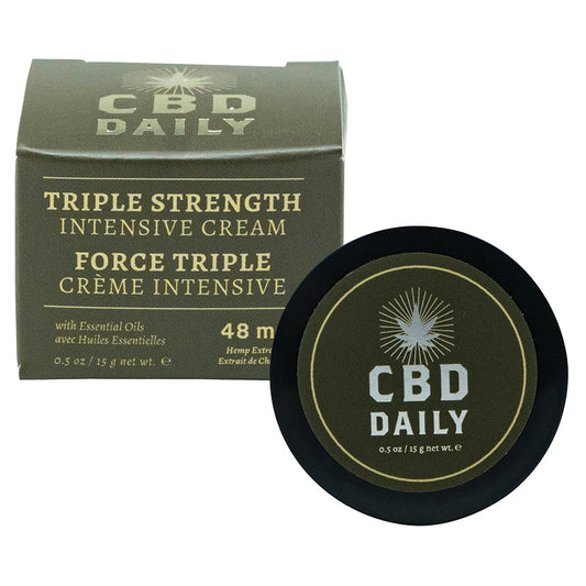 CBD Daily Triple Strength Intensive Cream Travel Size 0.5oz