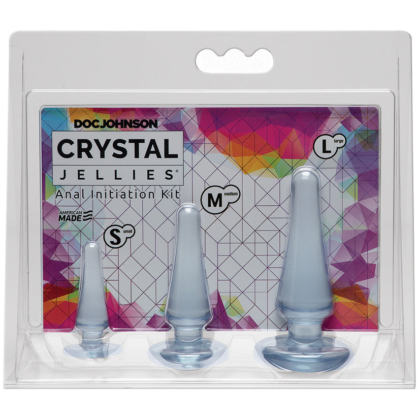 Crystal Jellies Anal Initiation Kit-Clear