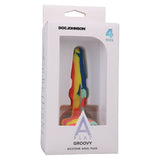 A-Play Groovy Silicone Anal Plug-Sunrise