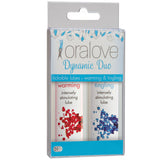 Oralove Dynamic Duo Lube-Warming & Tingling