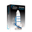 Jaula para pene con doble vibración Zinger de Doctor Love - Azul
