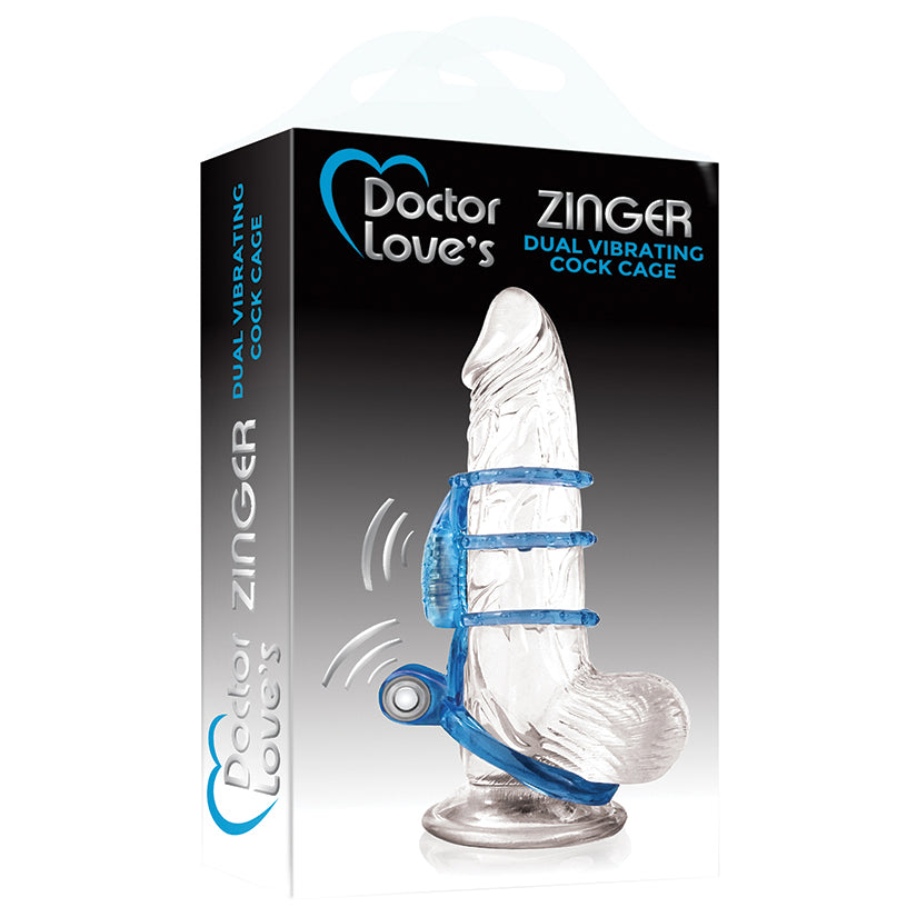 Doctor Love's Zinger Dual Vibrating Cock Cage