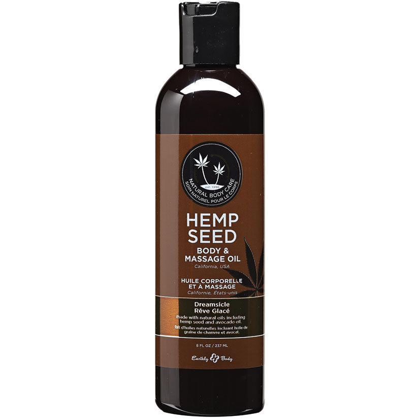 Hemp Seed Massage & Body Oil 8oz