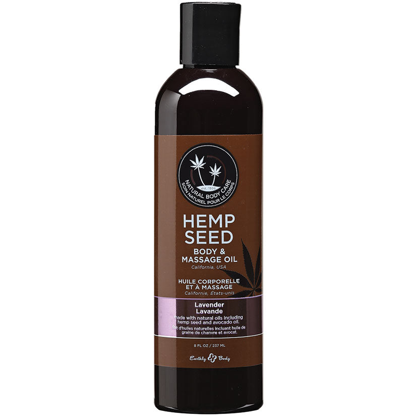 Hemp Seed Massage & Body Oil 8oz