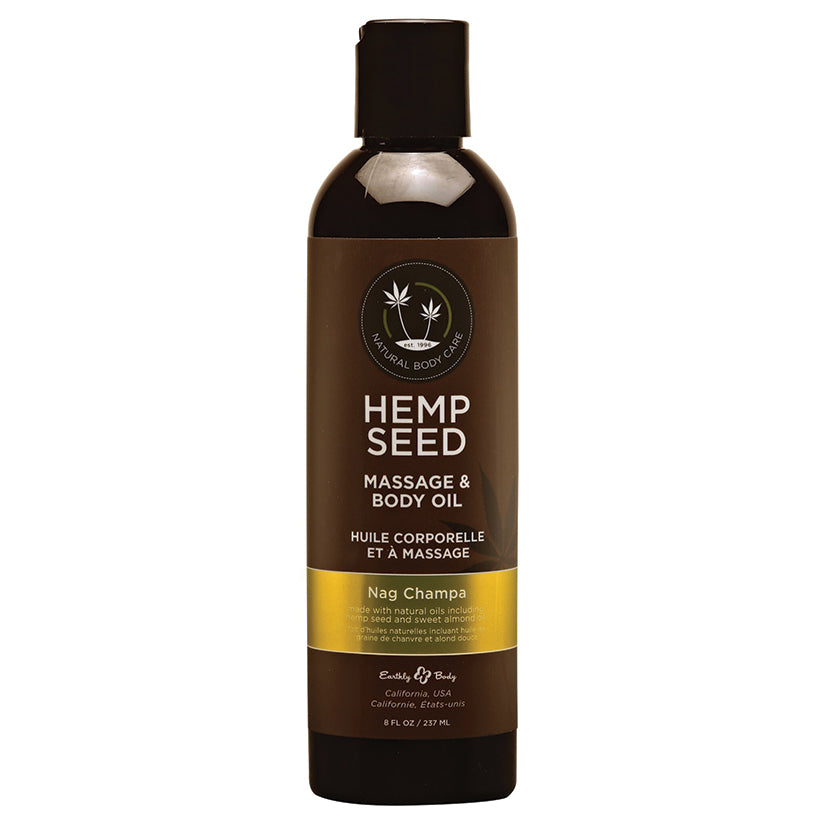 Hemp Seed Massage & Body Oil 8oz