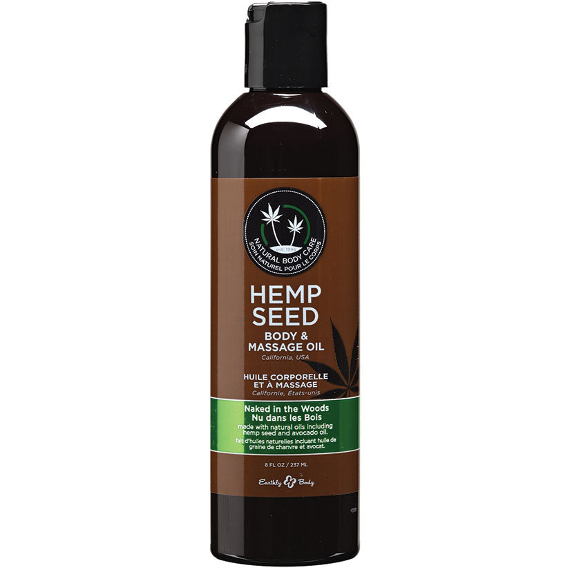 Hemp Seed Massage & Body Oil 8oz