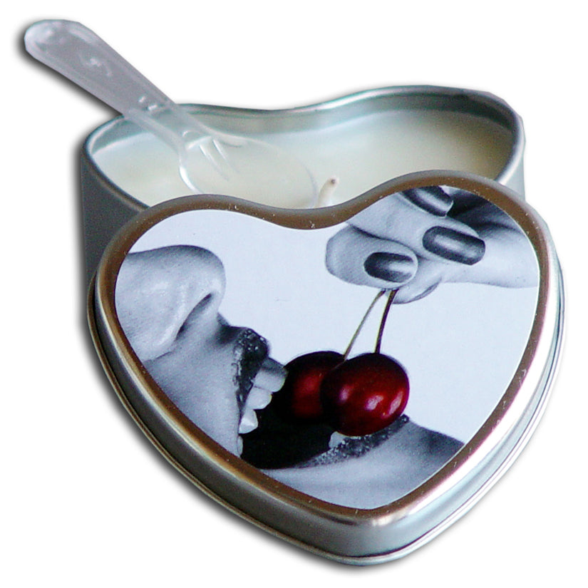 Earthly Body 4-In-1 Edible Heart Candle 4oz