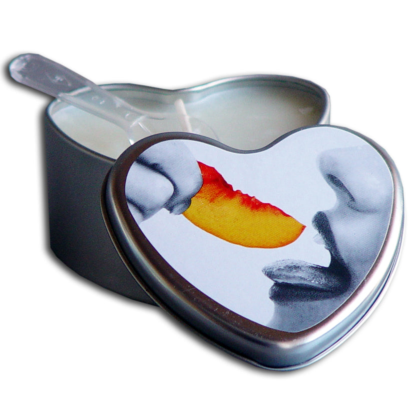 Earthly Body 4-In-1 Edible Heart Candle 4oz