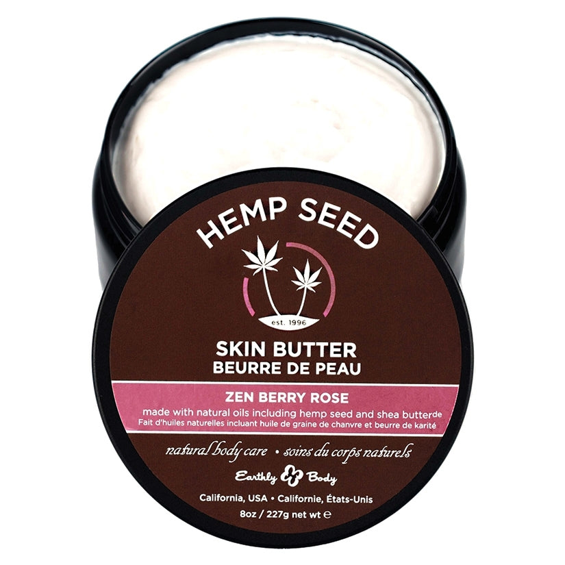 Hemp Seed Skin Butter-Zen Berry Rose 8oz