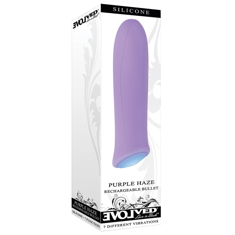 Purple Haze Silicone Bullet-Purple