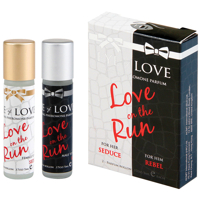 Pheromone Parfum Mini Roll On Set- Rebel And Seduce