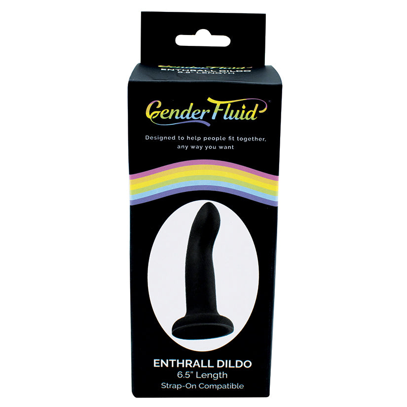 Gender Fluid Enthrall Strap On Dildo-Black