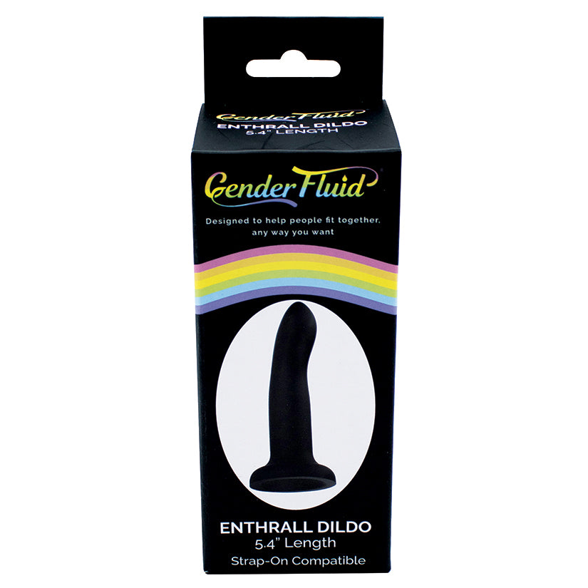 Gender Fluid Enthrall Strap On Dildo-Black