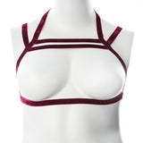 Gender Fluid Sugar Coated Harness-Raspberry Glitter