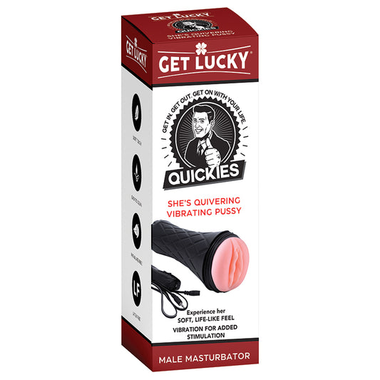 Get Lucky Quickies She's Quivering Vibrating Pussy Masturbator
