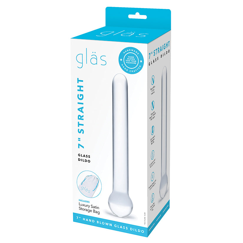 Glas 7" Straight Glass Dildo