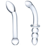 Glas G-Spot Pleausre Dildo Set-Clear