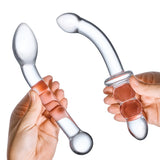 Glas G-Spot Pleausre Dildo Set-Clear