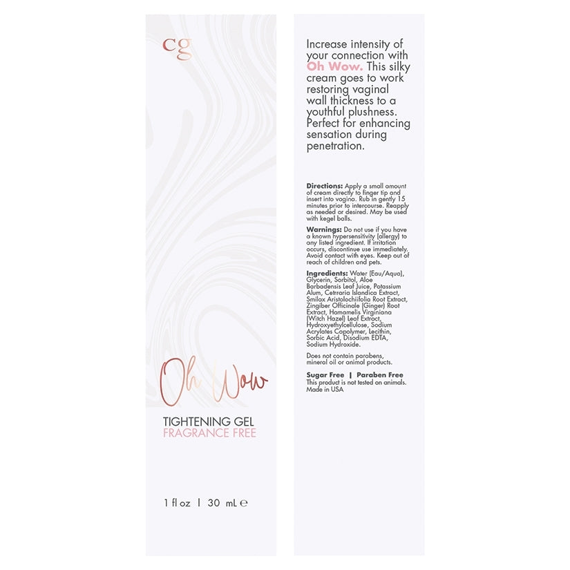 CG Oh Wow Tightening Gel-Au Natural 1oz