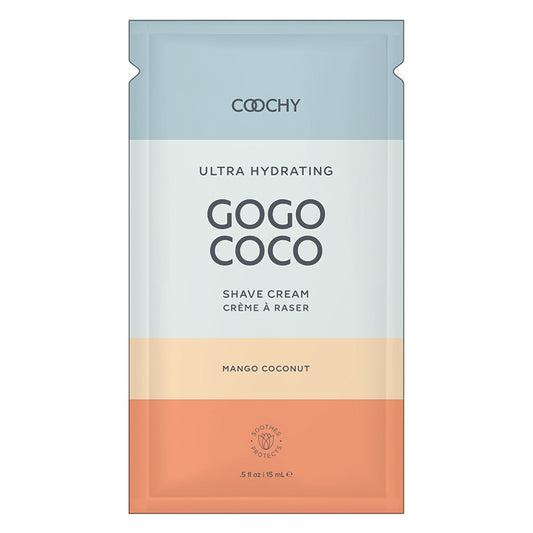 Coochy Ultra Gogo Coco Hydrating Shave Cream-Mango Coconut 10ml Foil