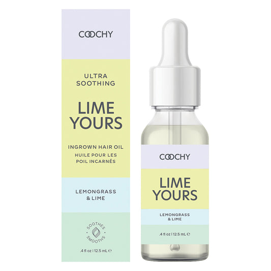 Coochy Ultra Lime Yours Soothing Ingrown Hair Oil-Lemongrass Lime 12.5ml