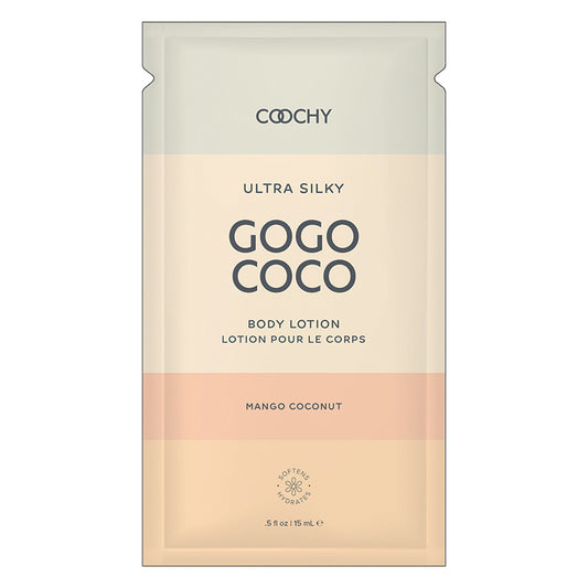 Coochy Ultra Gogo Coco Silky Body Lotion-Mango Coconut 10ml Foil