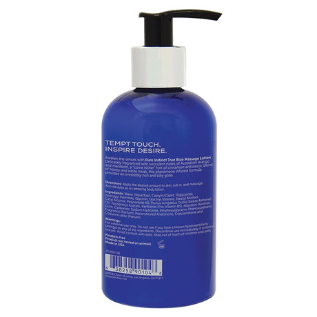 Pure Instinct Pheromone Body Lotion True Blue 8oz