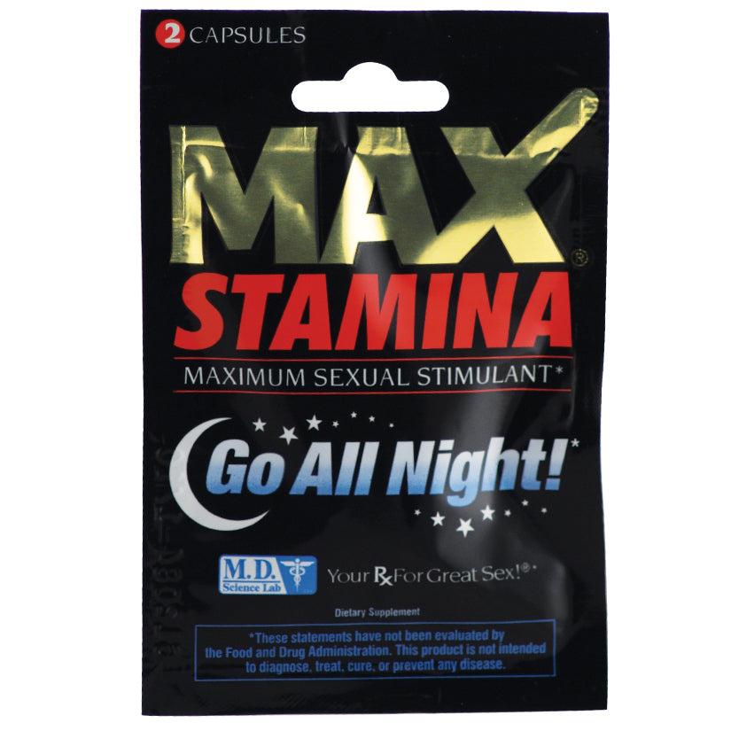 MAX Stamina 2 Pill Pack