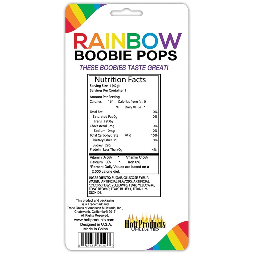 Rainbow Boobie Candy Pop