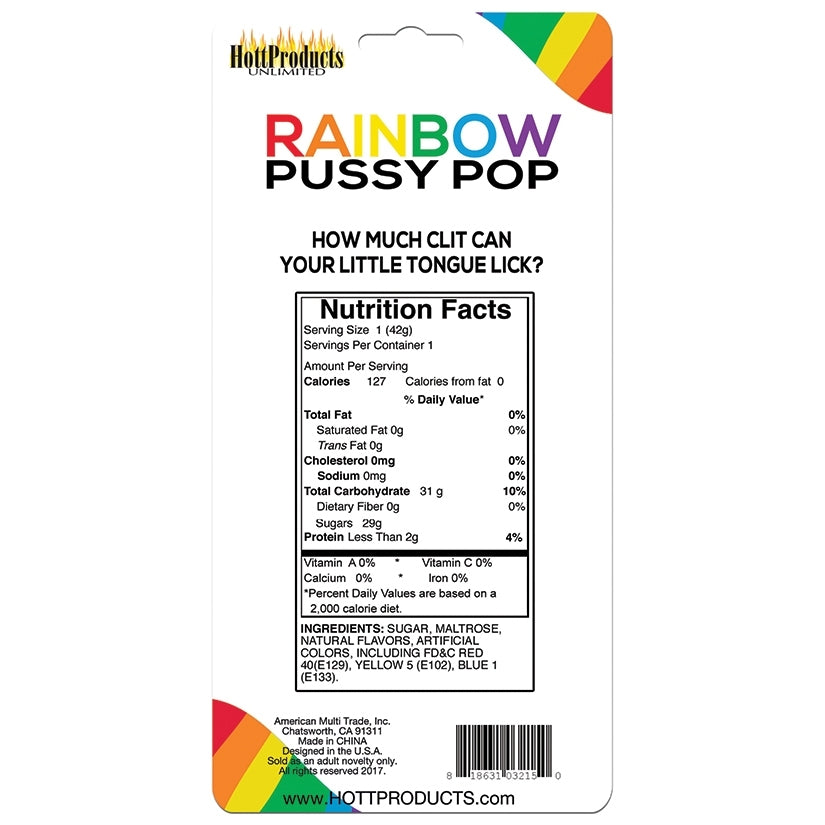 Rainbow Pussy Pops