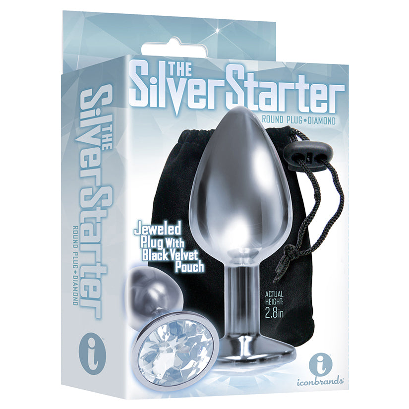 The 9'S The Silver Starter Bejeweled Plug