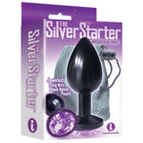 The 9'S The Silver Starter Bejeweled Anodized Plug