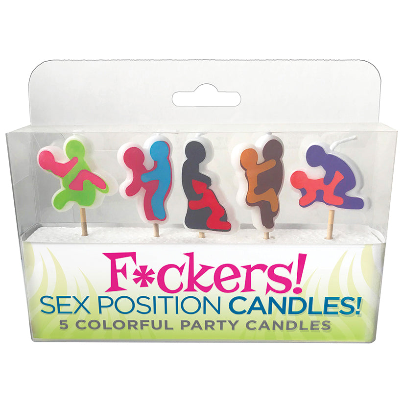Fuckers Sex Position Candles Assorted 5pk
