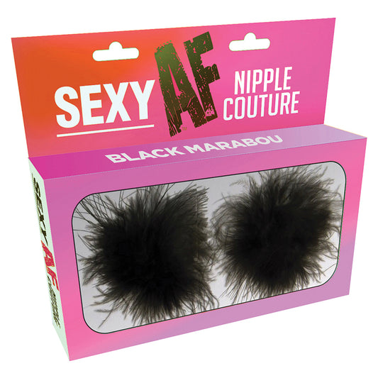Sexy AF Nipple Covers Marabou
