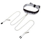 Fifty Shades Of Grey Play Nice Satin & Lace Collar & Nipple Clamps