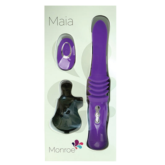 Maia Monroe Thrusting Portable Love Machine-Purple 15"