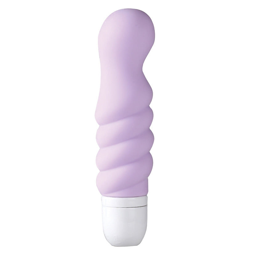 Chloe Twisty Silicone G-Spot Vibe-Lavender 5"