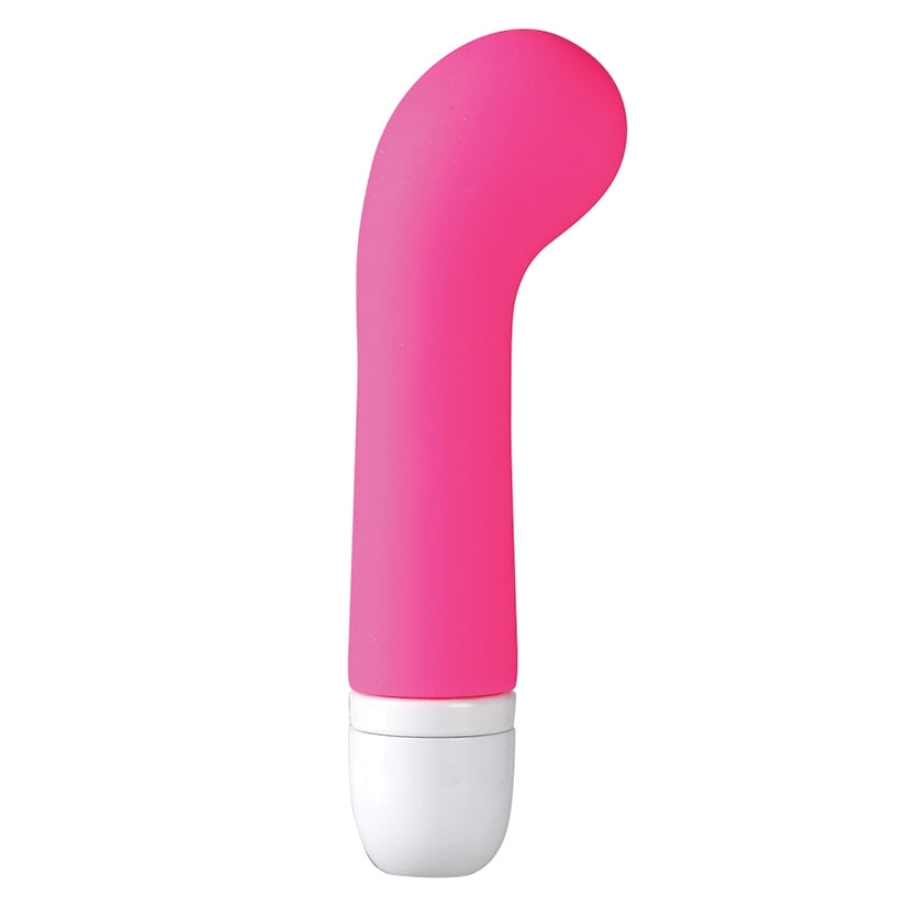 Ava Silicone G-Spot Vibe-Neon Pink