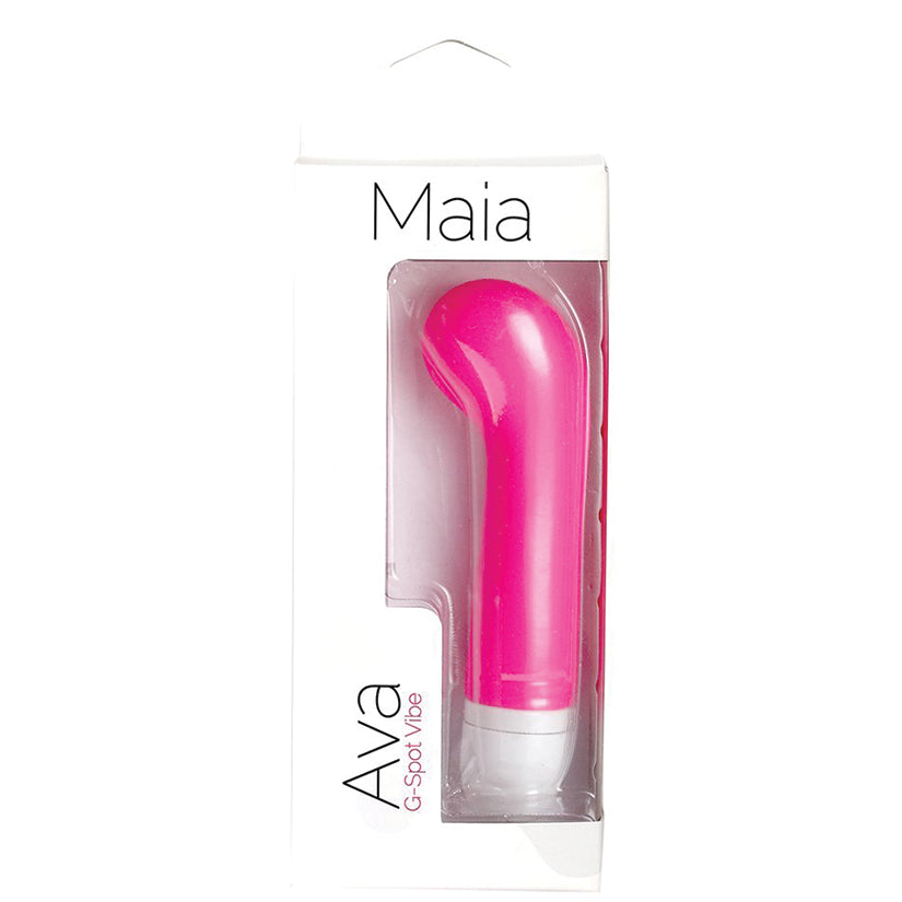 Ava Silicone G-Spot Vibe-Neon Pink