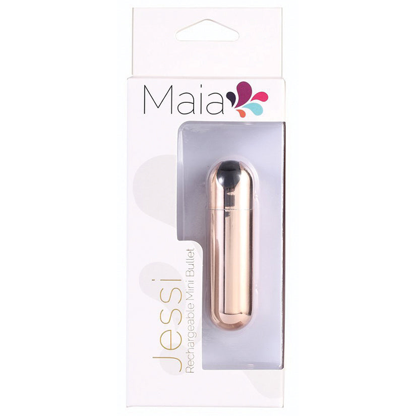 Jessi Rechargeable Mini Bullet-Rose Gold