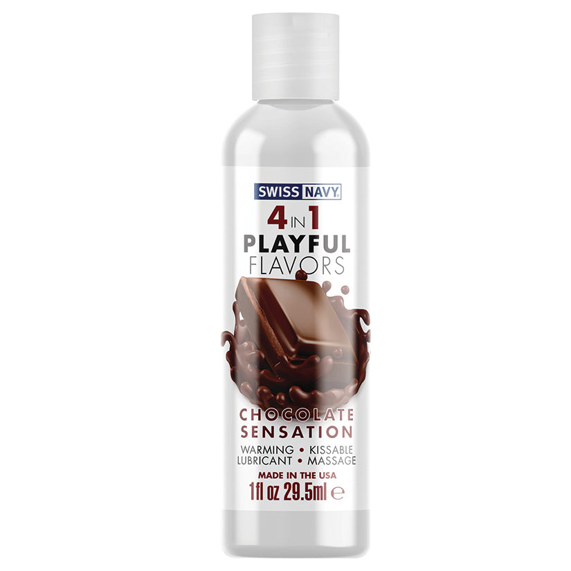 Swiss Navy 4 In 1 Playful Flavors-Chocolate Sensation