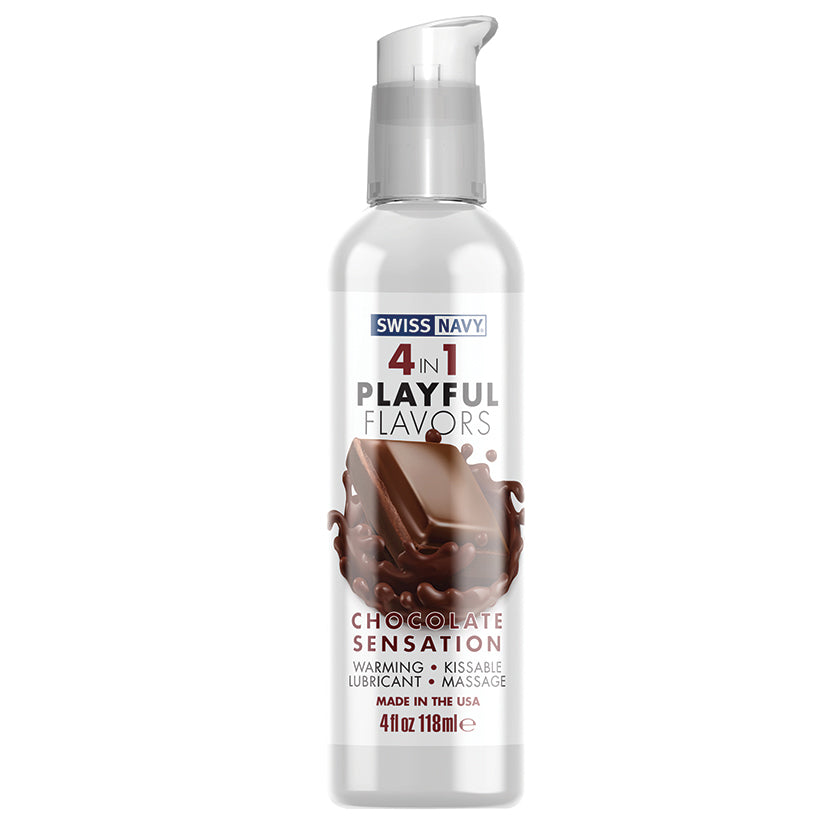 Swiss Navy 4 In 1 Playful Flavors-Chocolate Sensation