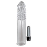 Ram Vibrating Penis Extender-Clear