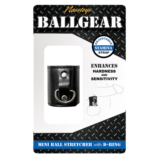 Ballgear Mini Ball Stretcher With D Ring-Black