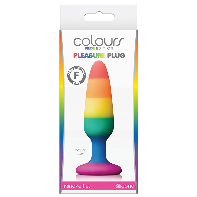 Colours Pride Edition Pleasure Plug-Rainbow