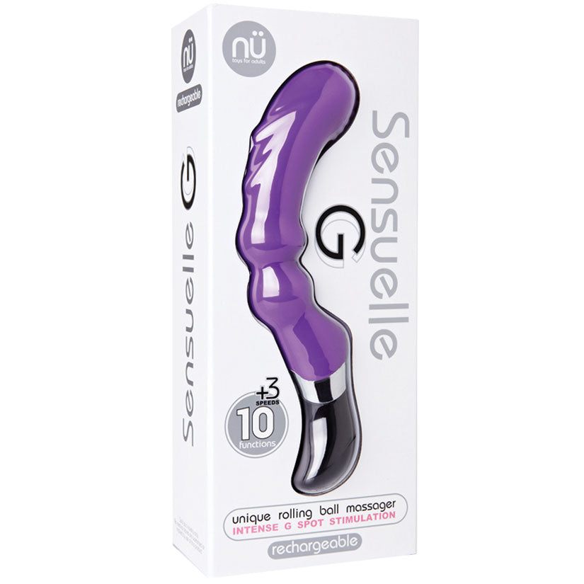Sensuelle G Spot Rolling Tip 10 Function Vibe-Purple