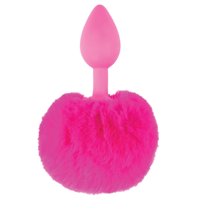 Neon Bunny Tail-Pink