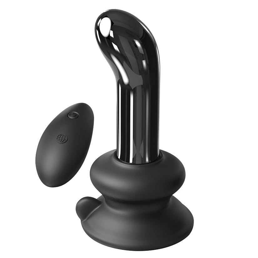 Icicles No.84 With Rechargeable Vibrator & Remote-Black