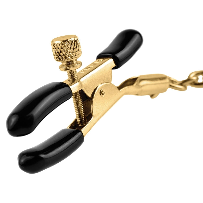 Fetish Fantasy Gold Chain Nipple Clamps