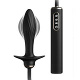 Anal Fantasy Elite Auto Throb Inflatable Vibrating Plug-Black